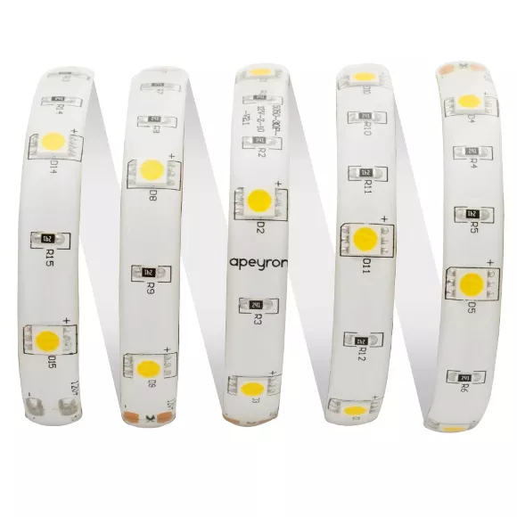 Светодиодная лента Apeyron 12В СТ 7,2Вт/м smd5050 30д/м IP65 360Лм/м 5м 4000К 00-150 Светодиодная лента Apeyron 12В СТ 7,2Вт/м smd5050 30д/м IP65 360Лм/м 5м 4000К 00-150