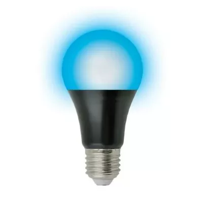 Лампа светодиодная ультрафиолетовая (UL-00005855) Uniel E27 9W матовая LED-A60-9W/UVAD/E27/FR PLZ07BK