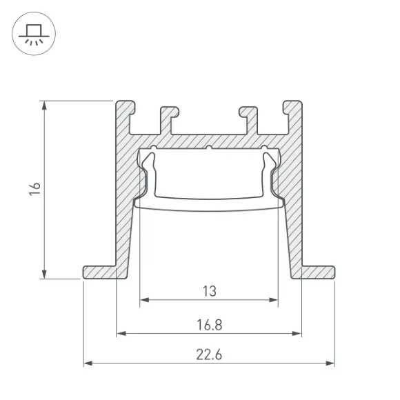 Профиль Arlight SL-COMFORT 031769