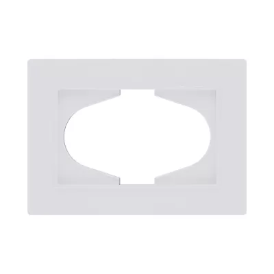 Рамка для двойной розетки, белый матовый Kollinger Eleganz Plex EP120WM