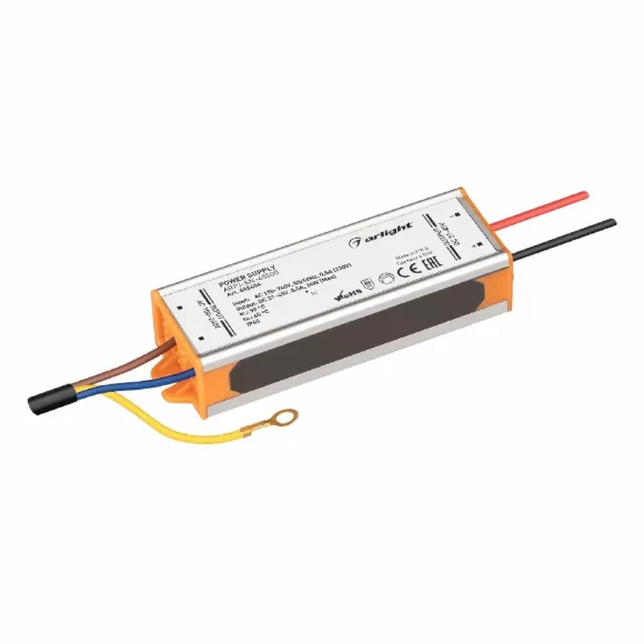 Блок питания Arlight ARPJ-SN-45500 (24W, 21-45V, 500mA, IP65) 045404 Блок питания Arlight ARPJ-SN-45500 (24W, 21-45V, 500mA, IP65) 045404