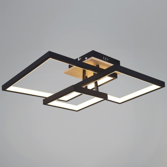 Потолочный светильник Reluce 98560-0.3-03 BK+WOOD