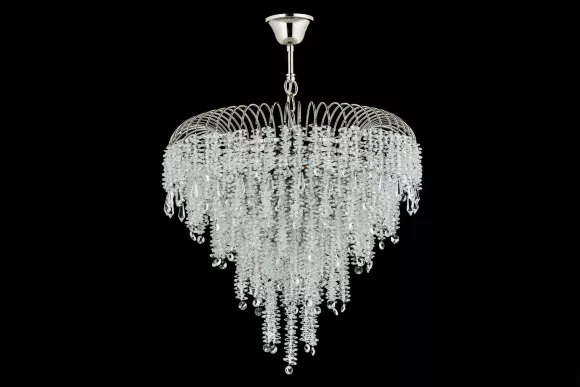 Подвесная люстра Arti Lampadari Ferla E 1.5.46.105 N, Никель, Прозрачный, Металл, крупный план