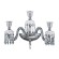 Канделябр Delight Collection Baccarat style ZZ86328-3W