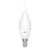 Лампа светодиодная Gauss E14 5,5W 4100К свеча на ветру матовая 1034126