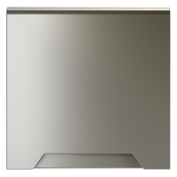 Накладка для розетки с заземлением, защитными шторками и крышкой Voltum S70 (шелк) VLS000804