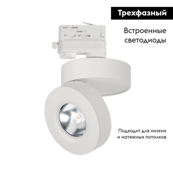 Трековый светодиодный светильник Arlight LGD-Mona-Track-4TR-R100-12W Day4000 025447(2)