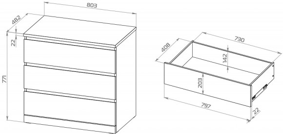 Комод Варма Прайм SHST_S01675
