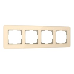 Рамка Werkel Elite на 4 поста айвори W0042443 4690389180811