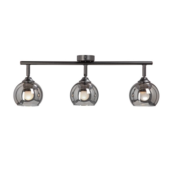 Спот Vitaluce V4313 V4313-1/3PL, E27, 180W, графит