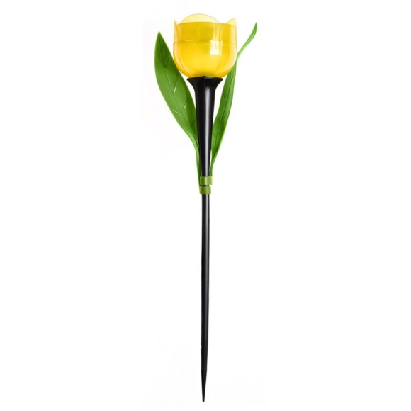 Светильник на солнечных батареях (UL-00004277) Uniel Promo USL-C-452/PT305 Yellow Tulip