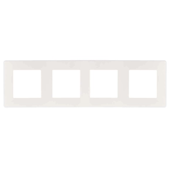 Рамка 4-постовая ЭРА 12 сатин белый 12-5104-01 Б0052529