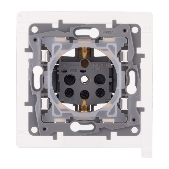 Розетка 2К+З IP44 Legrand Etika Слоновая кость 672326