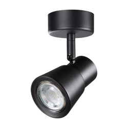 Спот Novotech Molo 370928, GU10, 50W, черный