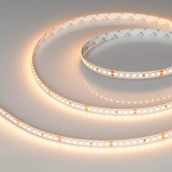 Светодиодная лента Arlight RT-A160-8mm 24V Warm2400 (12 W/m, IP20, 2835, 5m) (Arlight, высок.эфф.150 лм/Вт) 028561(2)
