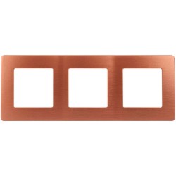 Рамка 3-постовая ЭРА 12 сатин медь 12-5103-14 Б0052527