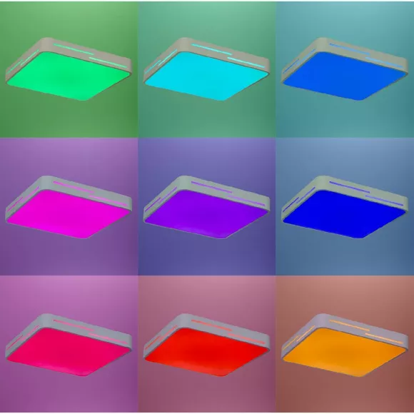 Потолочный светильник Citilux Купер Лайн CL724K70GL0, Белый, RGB, Металл, светодиодный модуль Потолочный светильник Citilux Купер Лайн CL724K70GL0, Белый, RGB, Металл, светодиодный модуль