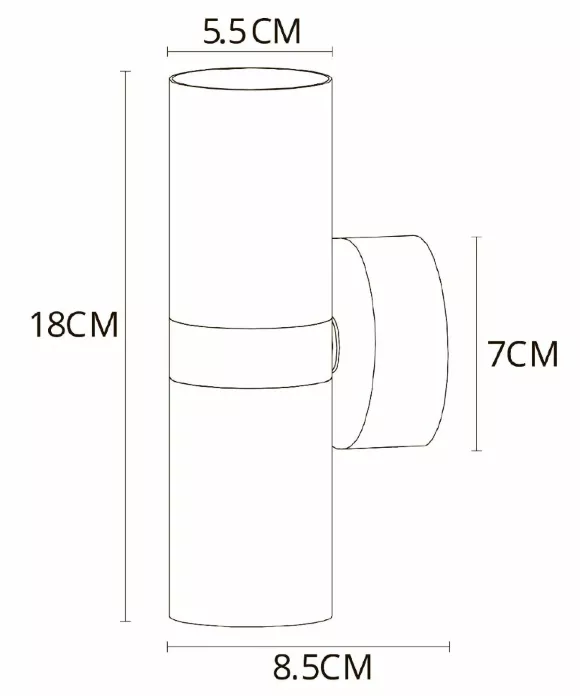 Настенный светильник Arte Lamp Ran A3143AP-2PB