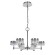 Подвесная светодиодная люстра Delight Collection MD21020075 MD21020075-6A chrome
