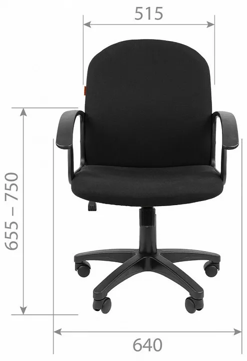 Кресло компьютерное Chairman 681 CHA_7150851, черный Кресло компьютерное Chairman 681 CHA_7150851, черный