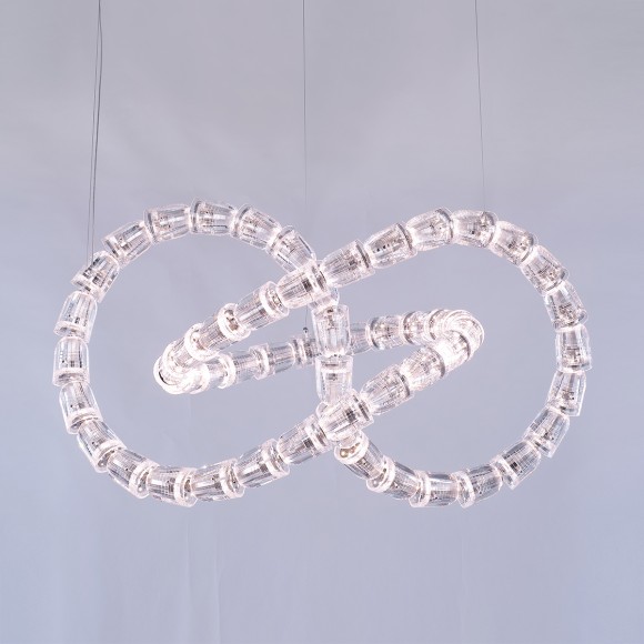 Подвесная светодиодная люстра Delight Collection MD19001034 MD19001034-1D chrome