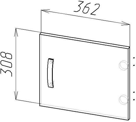 Дверь распашная Либерти СТЛ-Д MAS_MST-STL-DS-R-16DS