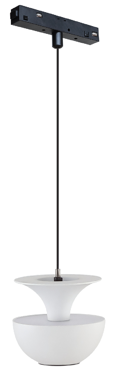 Трековый магнитный светильник iLedex Vision 4822-012-D80-6W-38DG-4000K-WH