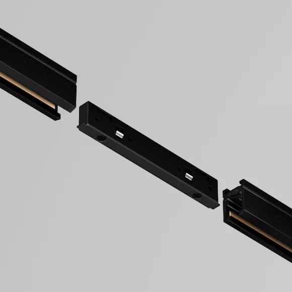 Коннектор питания прямой Maytoni Levity TRA184IPC-1B, вид снизу Коннектор питания прямой Maytoni Levity TRA184IPC-1B, вид снизу