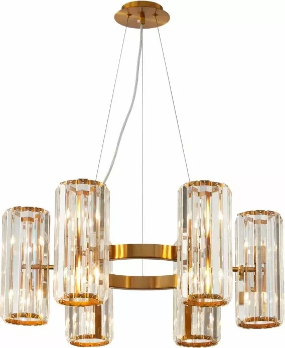 Подвесная люстра Stilfort Twin 2175/05/12P, Бронза, Прозрачный, Металл, крупный план