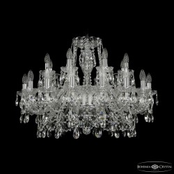 Подвесная люстра Bohemia Ivele Crystal 1411/16+8/300 Ni