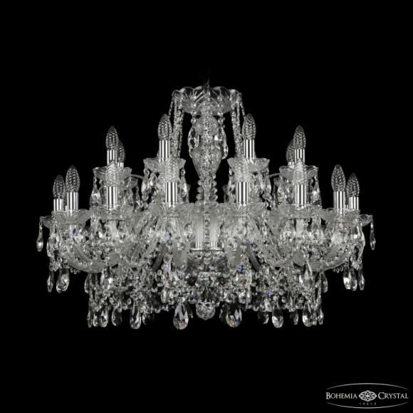 Подвесная люстра Bohemia Ivele Crystal 1411/16+8/300 Ni