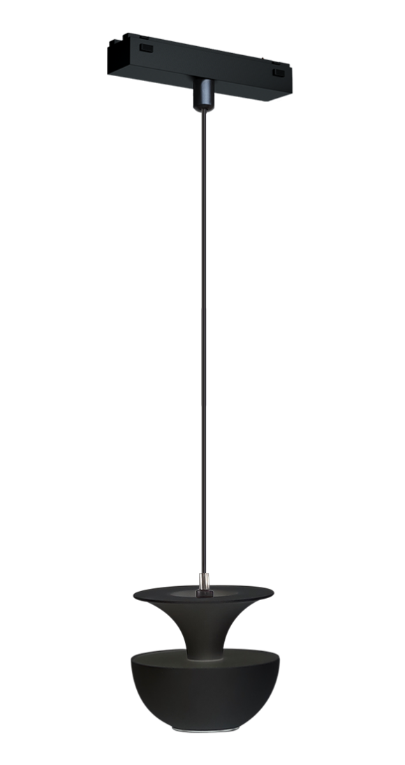 Трековый магнитный светильник iLedex Vision 4825-044-D80-6W-38DG-4000K-BK