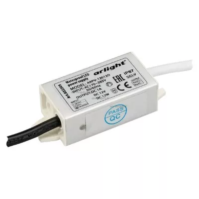 Блок питания Arlight ARPV-12012-D (12V, 1.0A, 12W) 022205