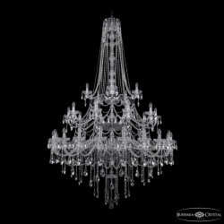 Подвесная люстра Bohemia Ivele Crystal 1415/20+10+5/530/h-231/3d Ni
