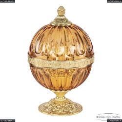 Настольная лампа Bohemia Ivele Crystal 5680L/17 G Amber/M-1H