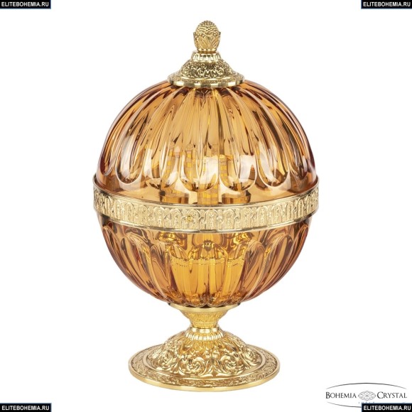 Настольная лампа Bohemia Ivele Crystal 5680L/17 G Amber/M-1H