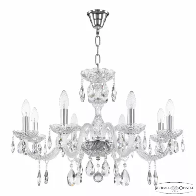 Подвесная люстра Bohemia Ivele Crystal 117/8/240 Ni