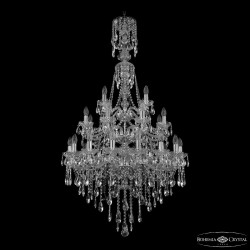 Подвесная люстра Bohemia Ivele Crystal 1415/16+8+4/300/XL-155/3d Ni
