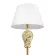 Торшер Loft IT Gladiole 10382F, Белый, Металл, Ткань, декоративные элементы крупным планом
