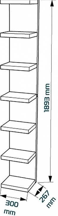 Полка навесная Фора SHST_S00784