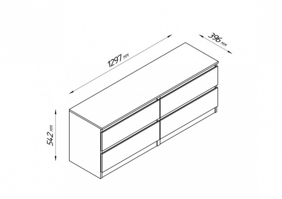 Тумба под ТВ Кастор SHST_2.03.03.100.5