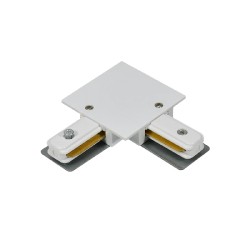 Коннектор L-образный Escada Prima TRA-02-01-001-L White ESTR20022