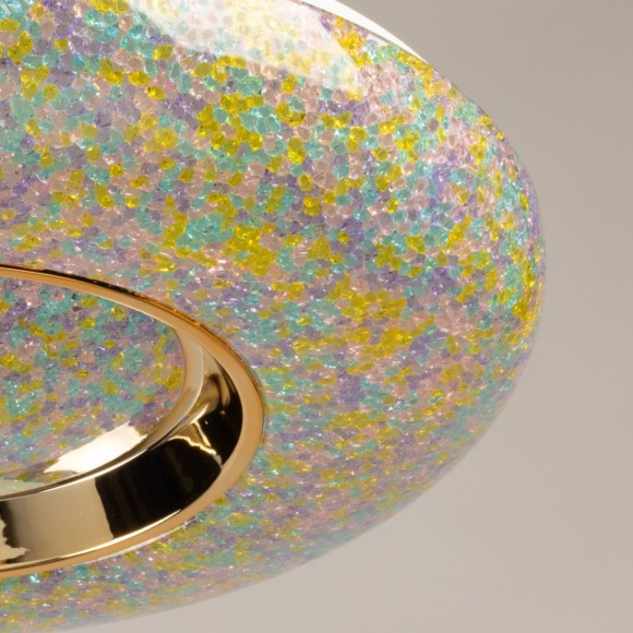 Потолочная люстра с пультом управления De Markt Ривз 674018101