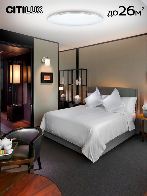 Потолочная светодиодная люстра Citilux Симпла CL714900G