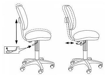 Кресло компьютерное CH-204NX BUR_1623339