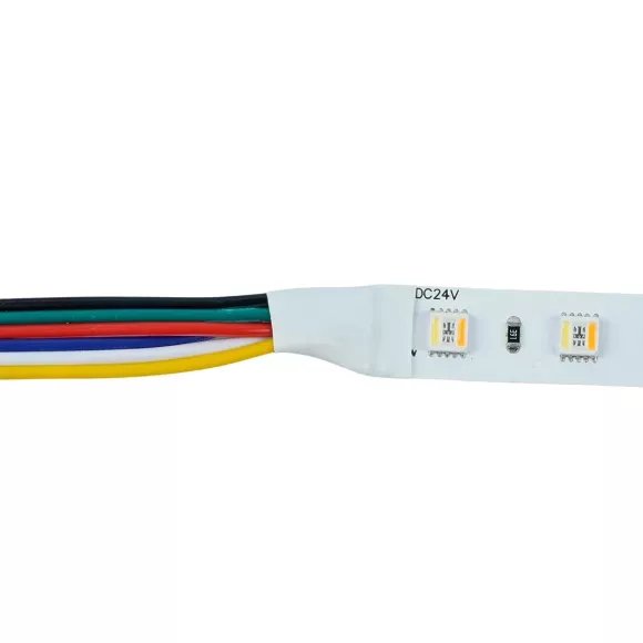 Лента светодиодная 24V Feron LS508, 60*SMD5050, 20W/m, IP20, RGB+2300К+6500K 53336