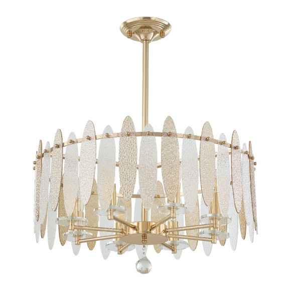 Люстра на штанге Arte Milano Sorrento 373309/8/350/570 GD