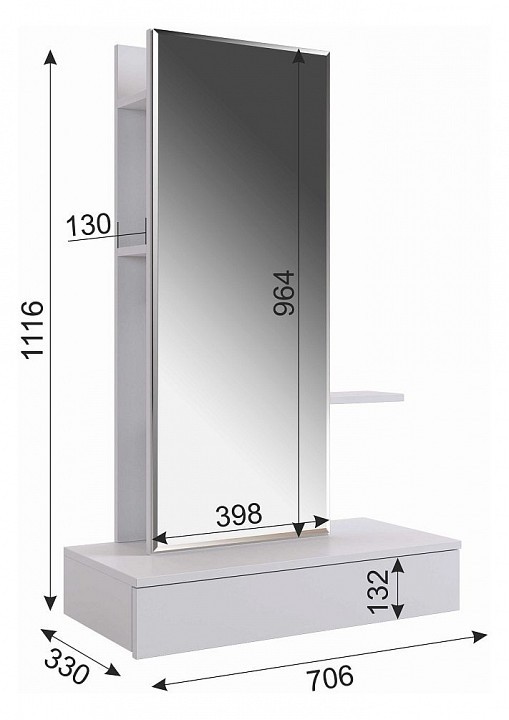 Стол туалетный Мария STM-01.0133 MBS_STM-01_0133