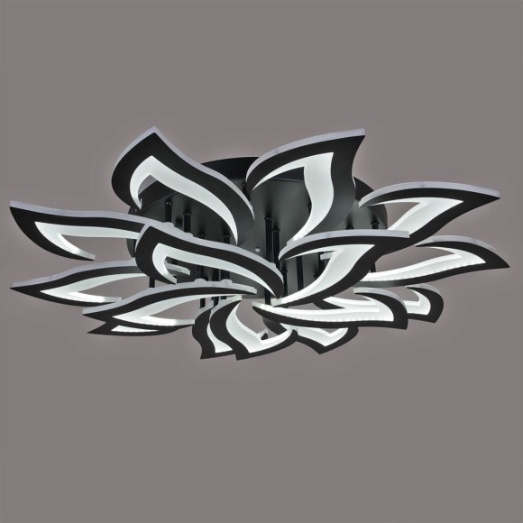 Потолочная светодиодная люстра Reluce 30150-0.3-10+5 BK