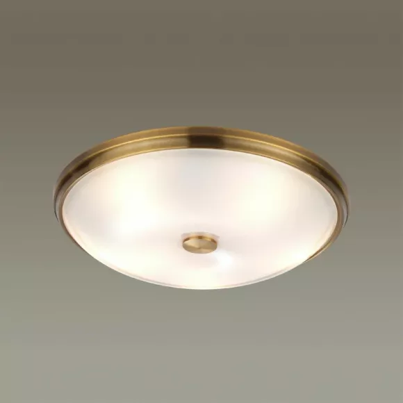 Настенно-потолочный светильник Odeon Light Pelow 4956/5, Бронза, Белый, Металл
